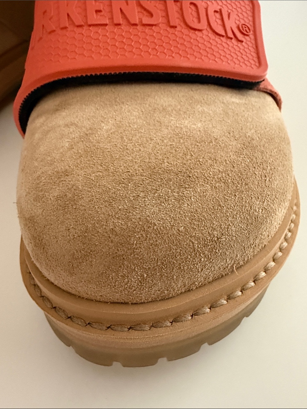 Rick Owen’s X Birkenstock Hancock Rotterhiker Extro Boots Tan/Orange Sz 40 - Picture 8 of 14